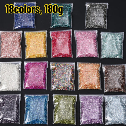 180g 2mm Fashion Glass Seed Beads