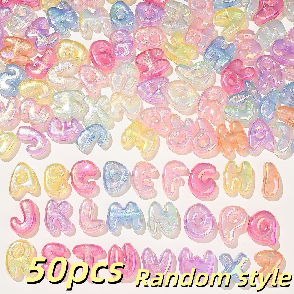 Acrylic Alphabet Letter Beads