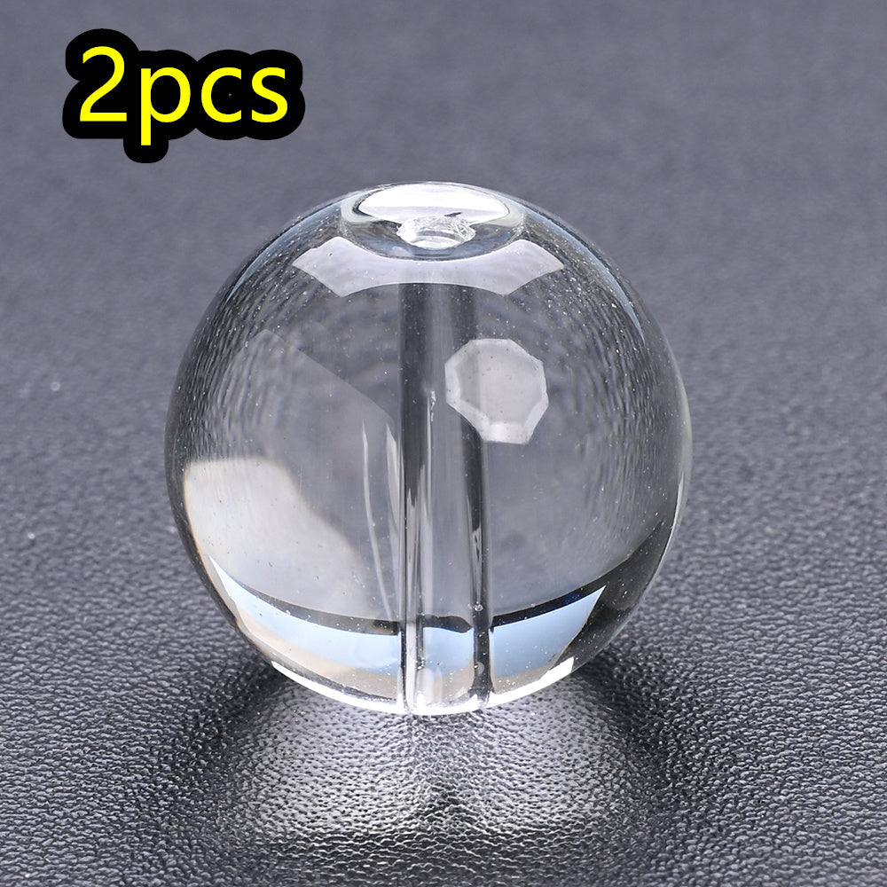 14/16/18/20/22/25/30mm Transparent Round Glass Beads