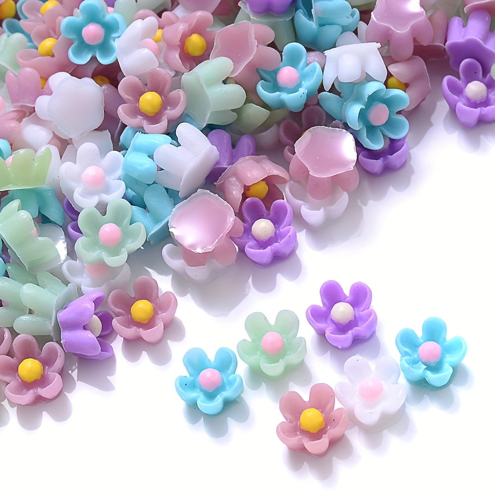 Cherry Blossom Resin Adhesive Beads