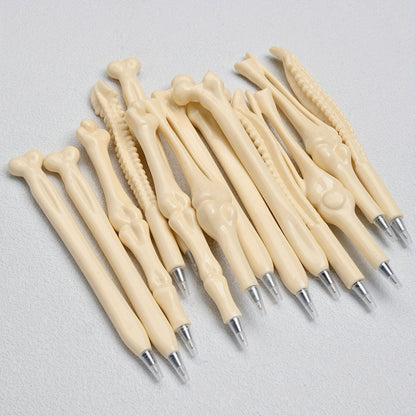 15-Piece Imitation Bone Shape Ballpoint Pens