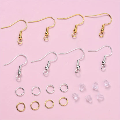 Gold Silver Earring Hook Set