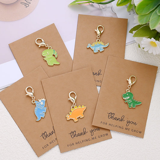 5/10-Set Multicolor Animal & Dinosaur Keychain Gift Set