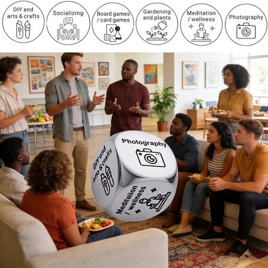 Stainless Steel Decision Making Dice Set
