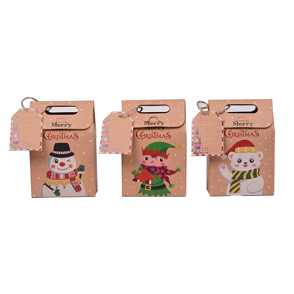Christmas Kraft Paper Gift Boxes