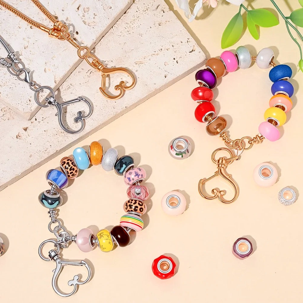 Blank Beadable Keychain Set