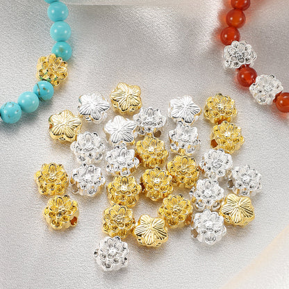 Lotus Alloy Beads