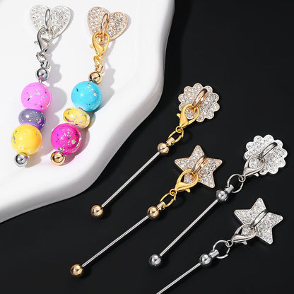 Star Heart Self-Adhesive Keychain Set