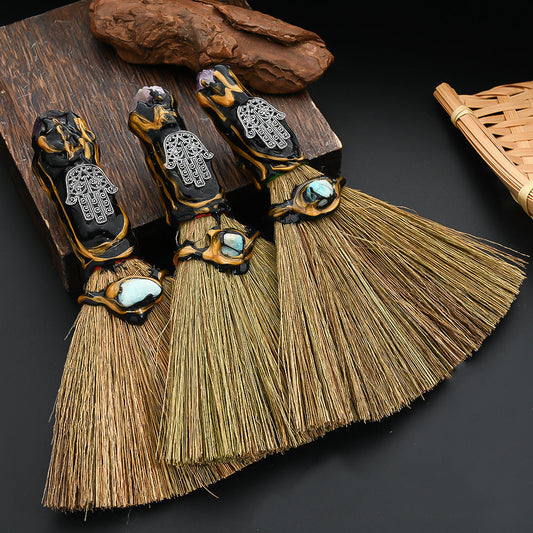 Crystal Broom Pendant