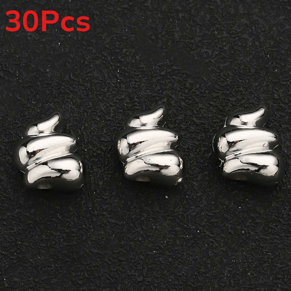 30/50PCS 14×11mm CCB Irregular Spacer Bead Set
