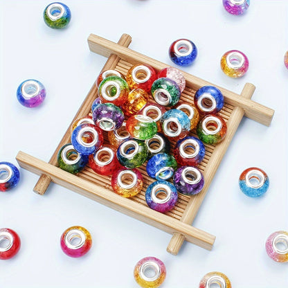 Large Hole Resin Spacer Beads