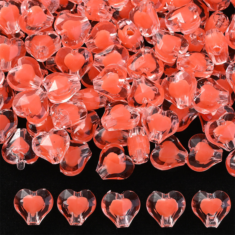Acrylic Sweet Love AB Beads
