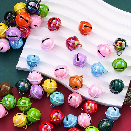 10PCS 17×19mm Colorful Iron Bell Charms
