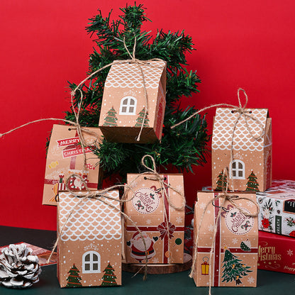Christmas House Shaped Gift Boxes