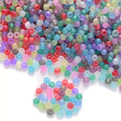 Colorful Frosted Seed Beads