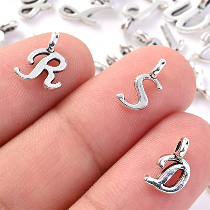 A-Z Alloy Letter Pendant Charms