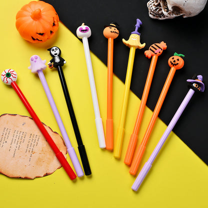 20PCS Halloween Pumpkin, Skull, Ghost & Bat Ballpoint Pen Set