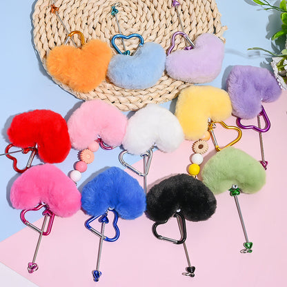 Heart Pom Pom Keychain Making Kit