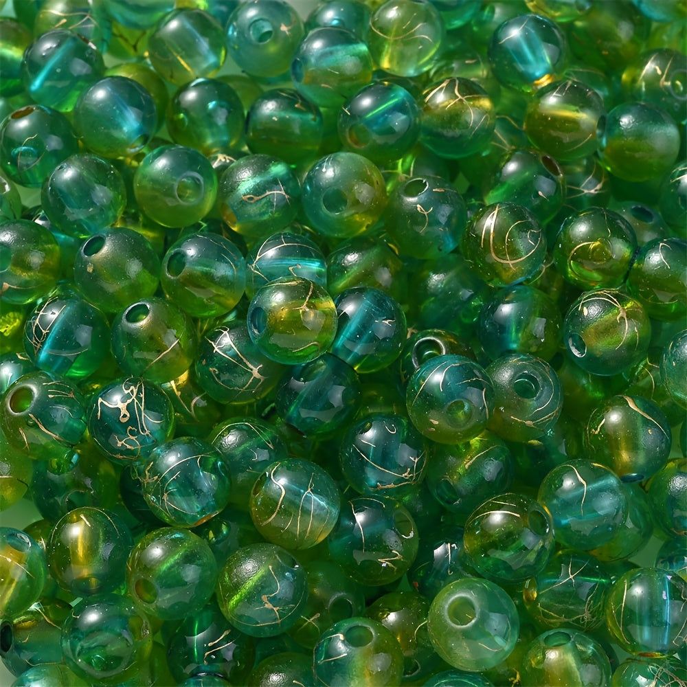 Sparkling Acrylic Spacer Beads