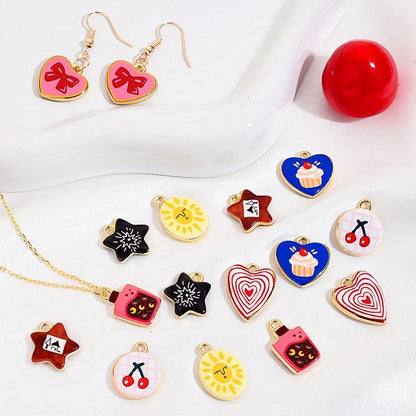 Vintage Enamel Animal and Symbol Charms