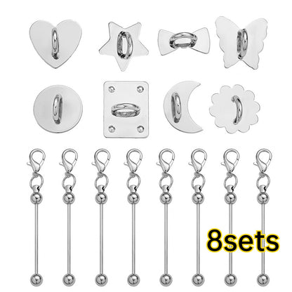 DIY Keychain Making Kit with Flatback Charms
