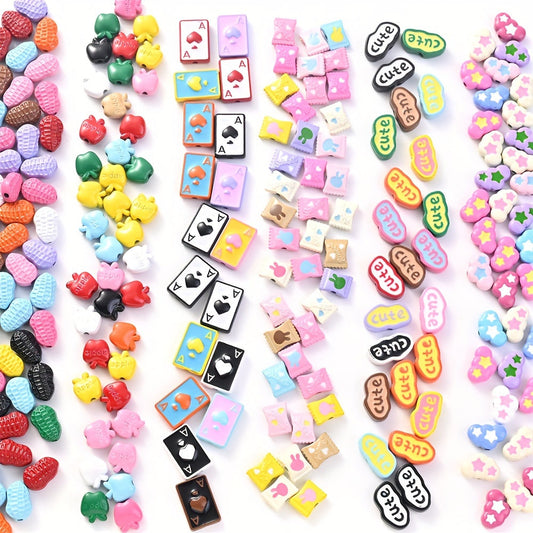 5/10PCS Mixed Shape Metal Bead Set
