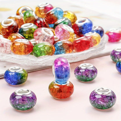 Large Hole Resin Spacer Beads