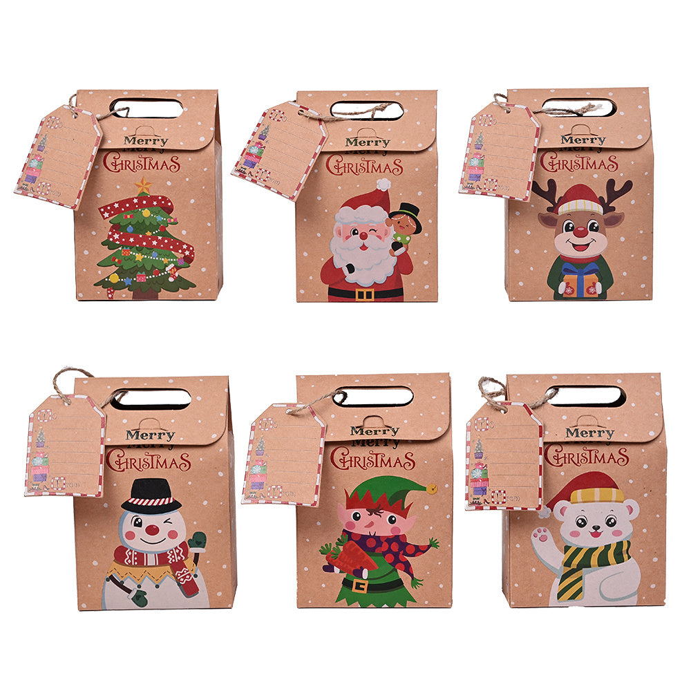 Christmas Kraft Paper Gift Boxes