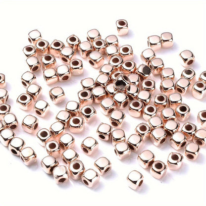 100PCS 3mm Multicolor Cube CCB Spacer Bead Set