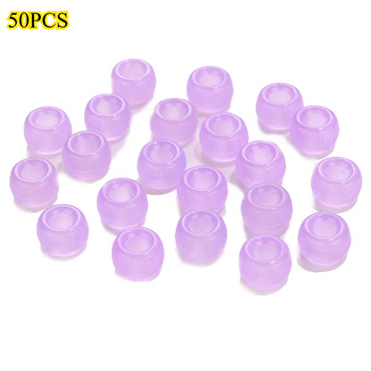 Glow-in-the-Dark Acrylic Barrel Beads