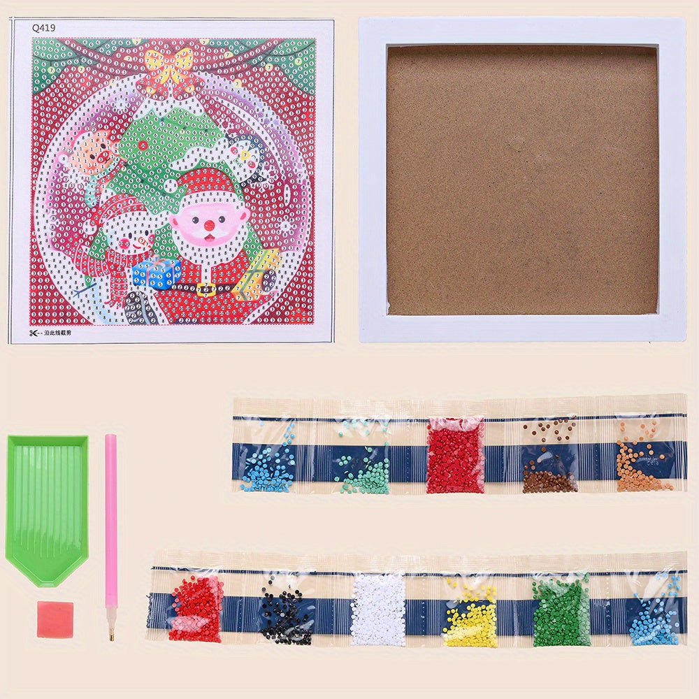 Diamond Art Christmas Ornament Kit