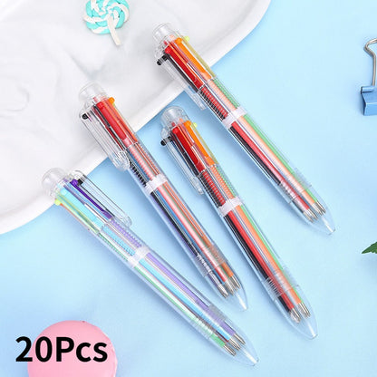 6-Color Ballpoint Pens