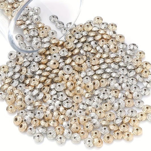100PCS 6mm UFO-Shaped Plastic Bead Set