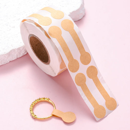 Brown Self-Adhesive Jewelry Tags