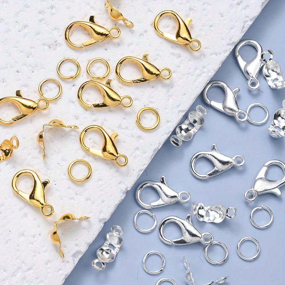 Alloy Lobster Clasp Connector Set