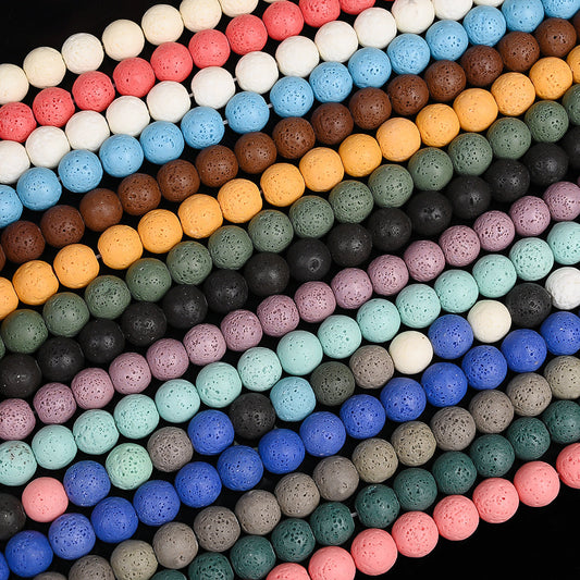 Round Stone Beads