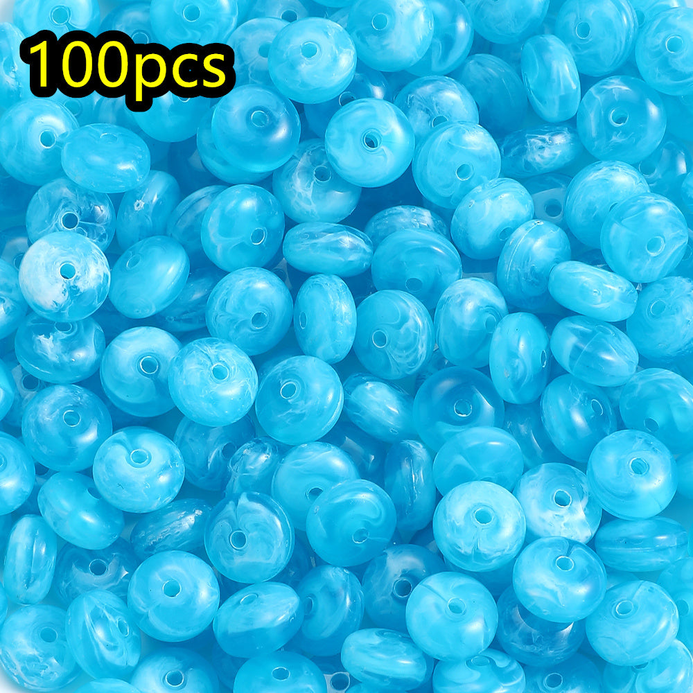 Yellow Lemon Acrylic Beads