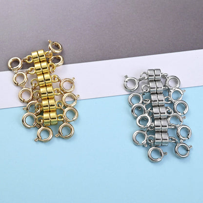 16-Piece Gold & Silver Magnetic Jewelry Clasps