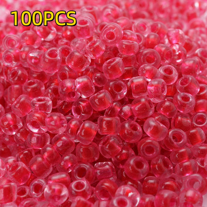 100pcs 4mm Vibrant Czech Glass Seed Beads