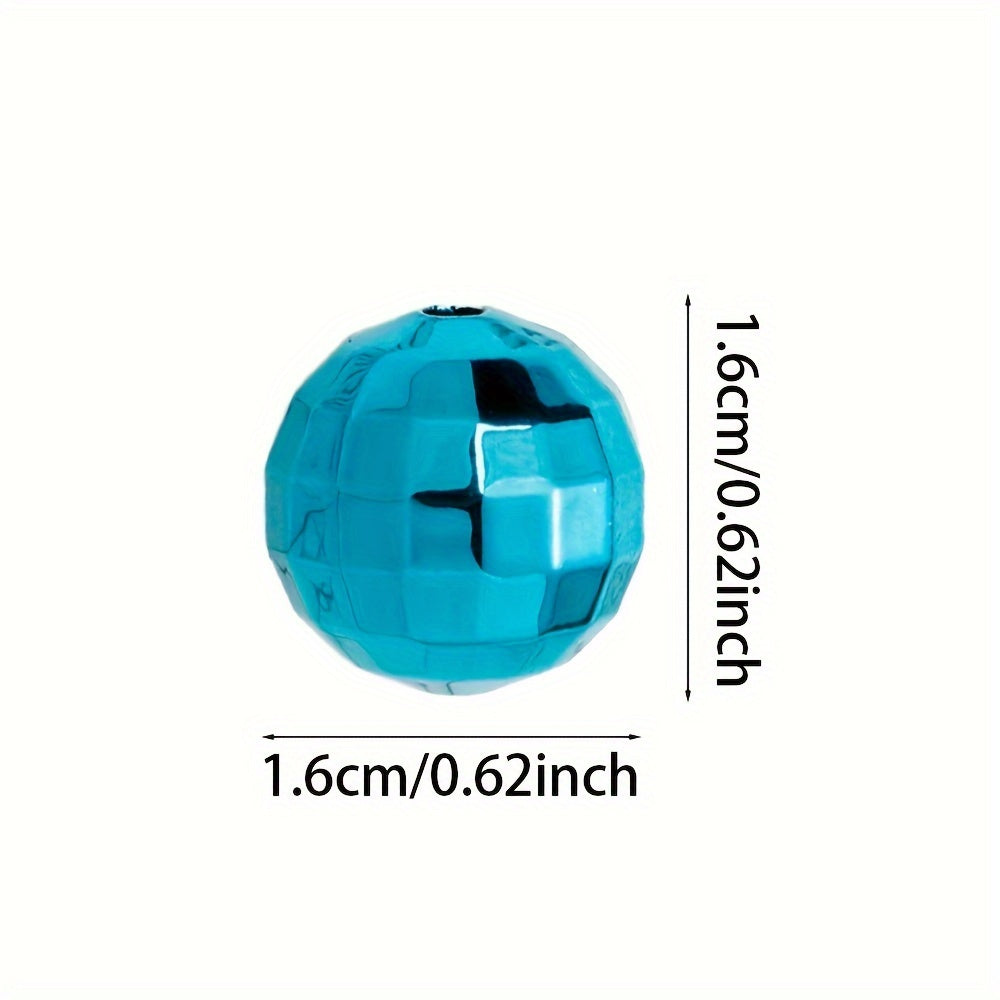 Polygonal Ball Acrylic Beads