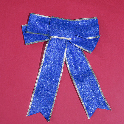 Colorful Glitter Christmas Ribbon Bows