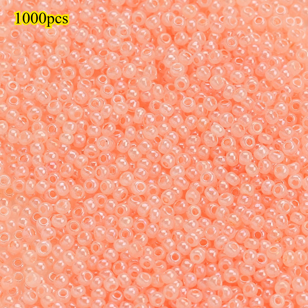 1000pcs 2mm Random Color Glass Seed Beads