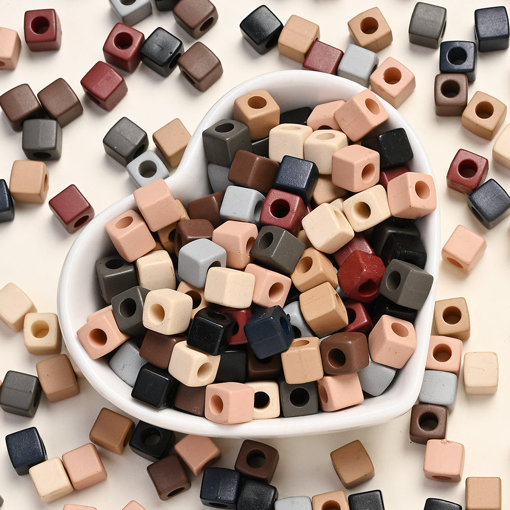 Square Acrylic Beads