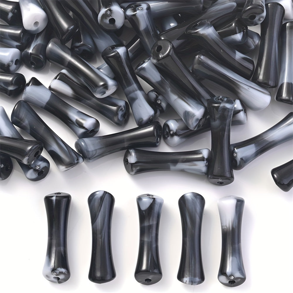 Slub Acrylic Beads