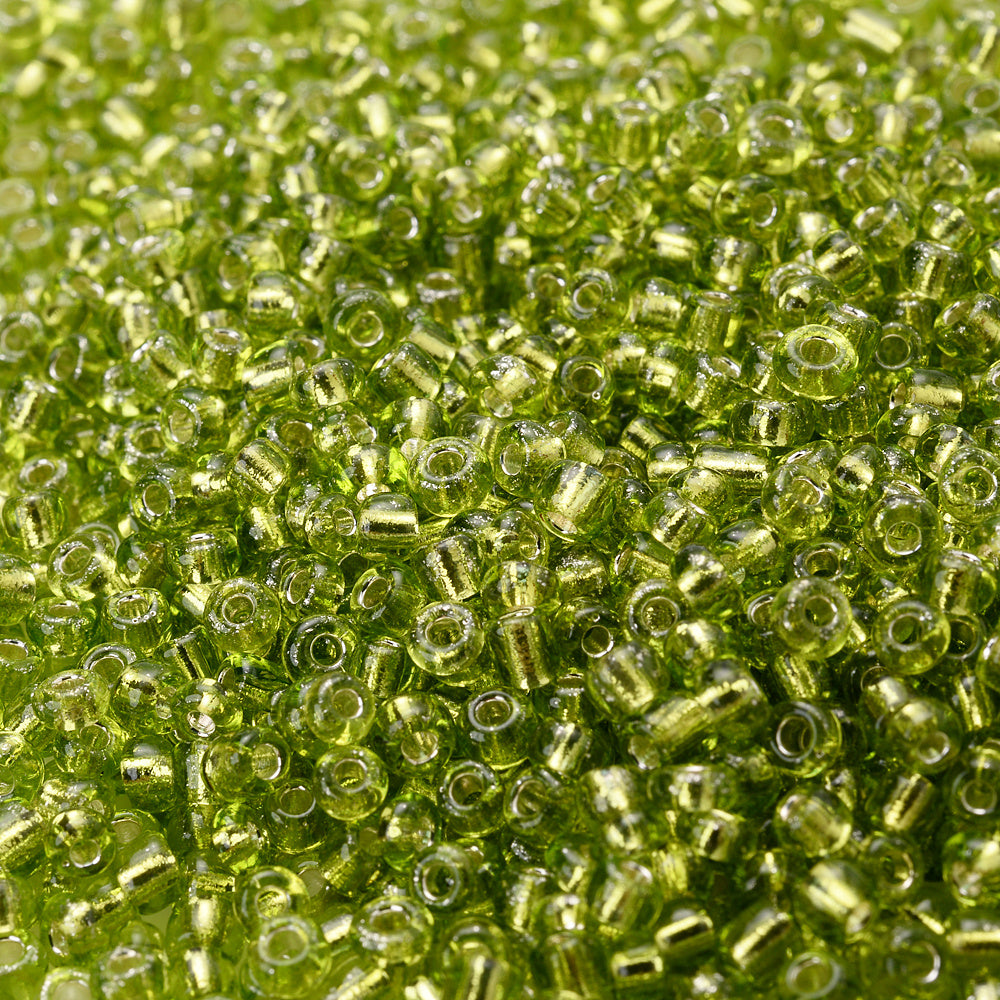 1000pcs 3mm Green Seed Beads