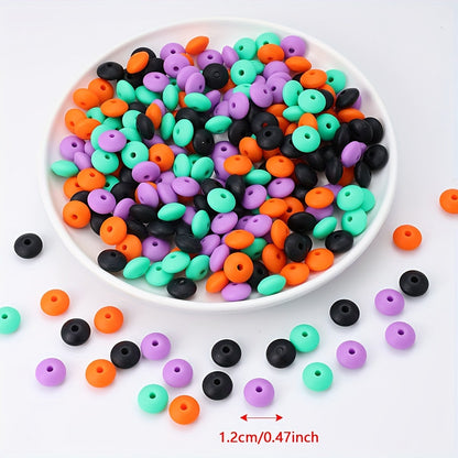 Silicone Abacus Spacer Beads