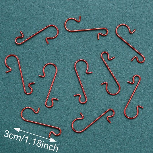 20PCS 30mm Christmas Ornament Hanging Hooks
