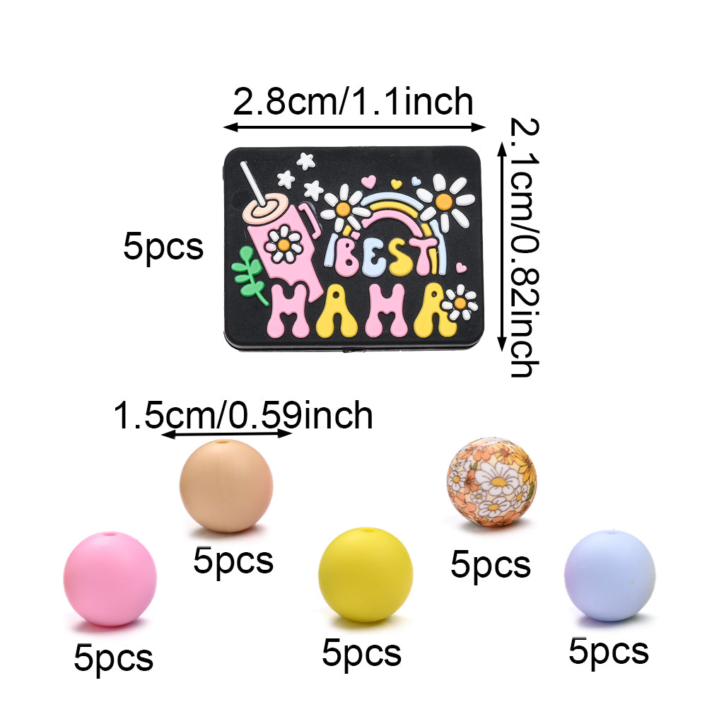 Mother’s Day Silicone Bead Set