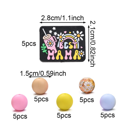Mother’s Day Silicone Bead Set