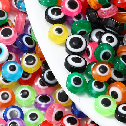 Boho Evil Eye Resin Beads